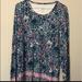Tory Burch Tops | G- Tory Burch Multi Colored Printtop | Color: Blue/White | Size: Xl