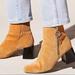 Free People Shoes | Free People Ariel Ankle Boots Size 38 | Color: Tan | Size: 7.5