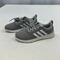 Adidas Shoes | Adidas Womens Qt Racer 2.0 Fy8312 Gray White Lace Up Low Top Sneaker Shoes Sz 6 | Color: Gray/White | Size: 6