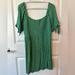 American Eagle Outfitters Dresses | American Eagle Smocked Green Floral Mini Dress | Color: Green/White | Size: L