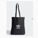 Adidas Bags | Adidas Canvas Trefoil Logo Shopper Bag | Color: Black/White | Size: Os