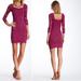 Free People Dresses | Free People Intimately Lace Medallion Bodycon Dress In Berry Blus | Color: Purple | Size: Xs/S