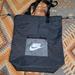 Nike Bags | Nike Heritage Tote Grid Pattern Black White Pin Striped Gym Bag | Color: Black/White | Size: Os