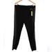 Michael Kors Pants & Jumpsuits | Michael Kors Women Pants Pull On Faux Leather Trim In Size Xl New With Tag | Color: Black | Size: Xl
