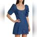 Free People Dresses | Free People Cheyenne Denim Mini Dress | Color: Blue | Size: Xs