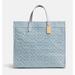 Coach Bags | Auth Nwt Coach Denim Field Tote 40 Signature Logo Print Bag $550 Rare | Color: Blue/White | Size: Os