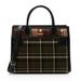 Burberry Bags | Burberry Tartan Check Title Small Tote | Color: Black | Size: 12.50" (L) X 5.50" (W) X 10.00" (H)