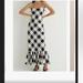 J. Crew Dresses | Jcrew Collection Oversized Gingham Maxi Dress Sz 10 | Color: Black/White | Size: 10