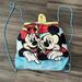 Disney Bath | Disney World Parks Exclusive Mickey & Friends Foldable Beach Towel Backpack | Color: Black/Blue | Size: Os