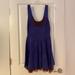 Free People Dresses | New With Tags Midnight/Purple Free People Beaded Tulle Rose Floral Print Dress | Color: Blue/Purple | Size: S