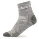 Smartwool - Women's Hike Zero Cushion Ankle Socks - Wandersocken Unisex L | EU L grau