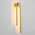 UNBIT Modern LED Wall Lamp, Linear Bedside Wall Light, Bedroom Long Strip Wall Sconce, Ultra-Thin Metal Wall Lamps with White Acrylic Lampshade, Nordic Simple Wall Lights peace