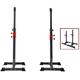 Squat Stand Dipping Station Gym Weight Bench Press Stand Pair of Adjustable Squat Rack, Squat Stand, Dumbbell Racks Stands, Pull Up Bar Squat Rack, Home Gym Portable Split Squat Rack Ba