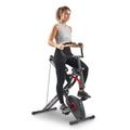 Sunny Health & Fitness Upright Row-N-Ride® Versatile Full-Body Workout Exercise Bike Dual-Function 2-in-1 Magnetic Rowing and Cycling Home Fitness Machine - SF-A022077