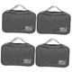 SOIMISS 4pcs Wash Bag Travel Makeup Bag Toiletry Bag Makeup Organizer Bag Women Makeup Pouch Organizer Bags for Travel Outdoor Makeup Bags Skincare Bag Hanging Travel Bag Polyester Miss