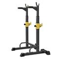 Barbell Rack Dip Stand Barbell Stand Weight Lifting Rack Gym Squat Rack Bench Press Dipping Station dip Stand Parallel Bar Adjustable Barbell Rack Fitness Equipment for Indoor Outdoor G