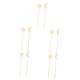 BESTonZON Girl Toy 60 Pcs Diy Fairy Stick Make Your Princess Creative Toy Outfits for Girls Kids Costume Girl Outfit Decorative Wand Fairy Wand Fairy Toys Wooden Blank Accessories Child