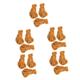 ERINGOGO Realistic Roasted Chicken Leg 15 Pcs Simulated Food Chicken Legs Chicken Thighs Chicken Drumsticks Fake Food Model Faux Food Model Fake Food Decor Fried Chicken Shop Supplies Pvc