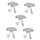 ifundom 5pcs Simulation Coffee Table Kid Desk Tiny Tea Table Mini Accessories Child Desk Micro Tea Table Mini Desk Childs Desk Kids Furniture Mini Doll Decor Metal Model Miniature M106