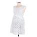 Seraphine Casual Dress: White Dresses - Women's Size 10 Maternity