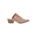 Universal Thread Mule/Clog: Tan Print Shoes - Women's Size 10 - Almond Toe