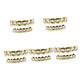 SOIMISS 5 Sets Jewelry Braces Teeth Grills for Cosplay Decorative Tooth Grills Tooth Grills for Cosplay Tooth Grills for Costume Party Tooth Jewelry Gem European and American Zinc Alloy