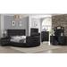 Maya Modern Style 4PC/5PC Vanity Bedroom Set Made with Wood, Built in USB-Chargers & TV Stand