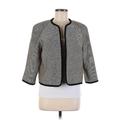 Kasper Jacket: Gray Tweed Jackets & Outerwear - Women's Size 8 Petite