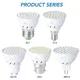 Ampoule de budgétaire LED GU10 E14 48 60 80led lam138 220V GU 10 led MR16 gu5.3 Spot B22 5W 7W 9W