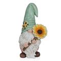 Alpine 21"H Gnome w/ Sunflower Garden Statue | 21 H x 9 W x 11 D in | Wayfair MCC842