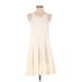 Theory Casual Dress - A-Line: Ivory Dresses - Women's Size P