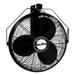 Air King 3-Speed Non-Oscillating Enclosed Steel Wall Mount Fan in Black | 28" H X 16.5" W X 24" D | Wayfair AK-9518