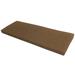 Latitude Run® 3" High-Resilience Foam Indoor/Outdoor Patio Furniture/Window Seat Bench Cushion Polyester in Brown | 3 H x 41 W x 38 D in | Wayfair