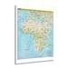 Williston Forge 2021 Africa Map - Map Of Africa Poster Print - Africa Wall Map - Africa Continent Wall Art Poster Paper in Blue | Wayfair