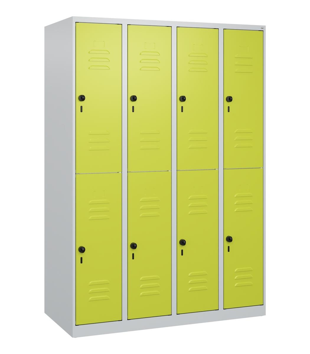 C+P Doppelstock-Spind Classic PLUS, 4 Abteile, 1700x1200x500mm, 7035/0024 Image