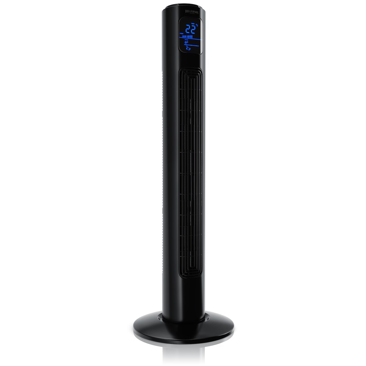 Brandson Turmventilator, Standventilator 40W, Ventilator mit 2 Geschwindigkeitsstufen, Säulenventilator mit Timer, 3 Betriebsmodi, 60 Grad Image