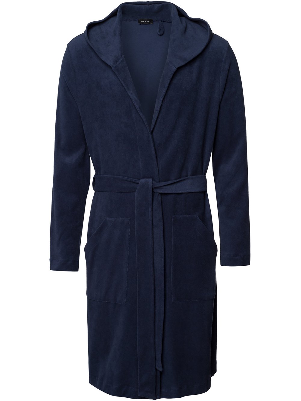 Hanro Morgenmantel Herren marine, L Image