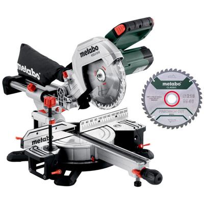Metabo - Kapp- und Gehrungssäge kgs 216 m Set mit Zugfunktion und pcl + 2. HM-Sägeblatt Image