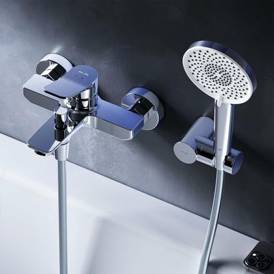 Am.pm - Badewannenarmatur Wannen Bad Armatur Einhebelmischer für Bad, inkl. Handbrause 5