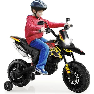 12V Kinder Elektro Motorrad mit Stützrädern, Aprilia Kindermotorrad mit Musik und Scheinwerfer, Image
