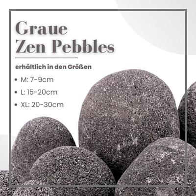 Aquarium Natursteine Zen Pebbles Steine 1 Stück Gr.M 7-9cm Nr.56