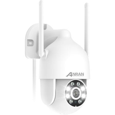 Berwachungskamera Aussen Dome wlan, 360 Grad Schwenkbare 1080P ip Kamera mit Flutlicht und Alarm, Image