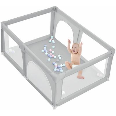 Haloyo - Laufstall Baby,Kinderlaufstall ®,Baby Gitter Laufstall,mit 50 Kugel,Atmungsaktives