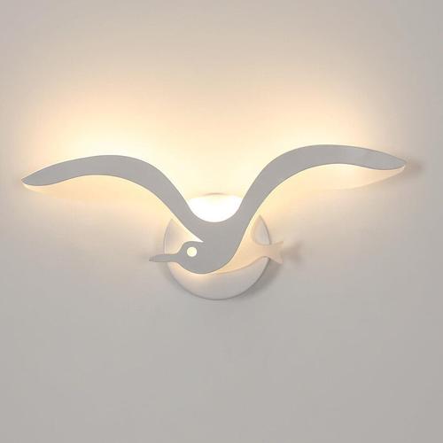 Goeco - Moderne Wandleuchte, 9 w LED-Innenwandleuchte, Möwen-Wohnzimmerleuchte, Acryl-Wandleuchte,