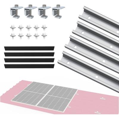 Photovoltaik Solarpanel Halterung Trapezblechdach Befestigung - Nuasol Image