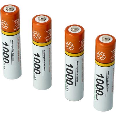 Vhbw - 4x Akku kompatibel mit Snom M15, M25, M25 ip schnurlos Festnetz Telefon (1000mAh, 1,2V, NiMH) Image