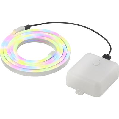 2373335 Lichtschlauch 5-farbig, Grün, Pink, Blau, Weiß, Gelb LED