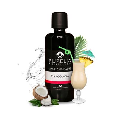 Saunaaufguss Konzentrat Pinacolada 100 ml natürlicher Sauna-aufguss - reine ätherische Öle - Purelia