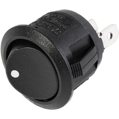 Wipp-Schalter rund 230V-250V 6A Schwarz