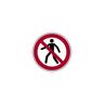 Verbotszeichen Für Fußgänger verboten Kunststoff 200 mm